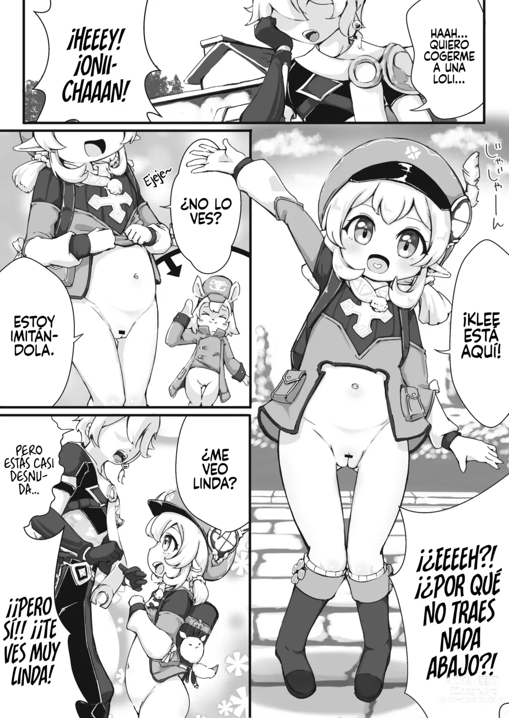 Page 4 of doujinshi Ponpon Onaka ni Eichi o Dokkan!