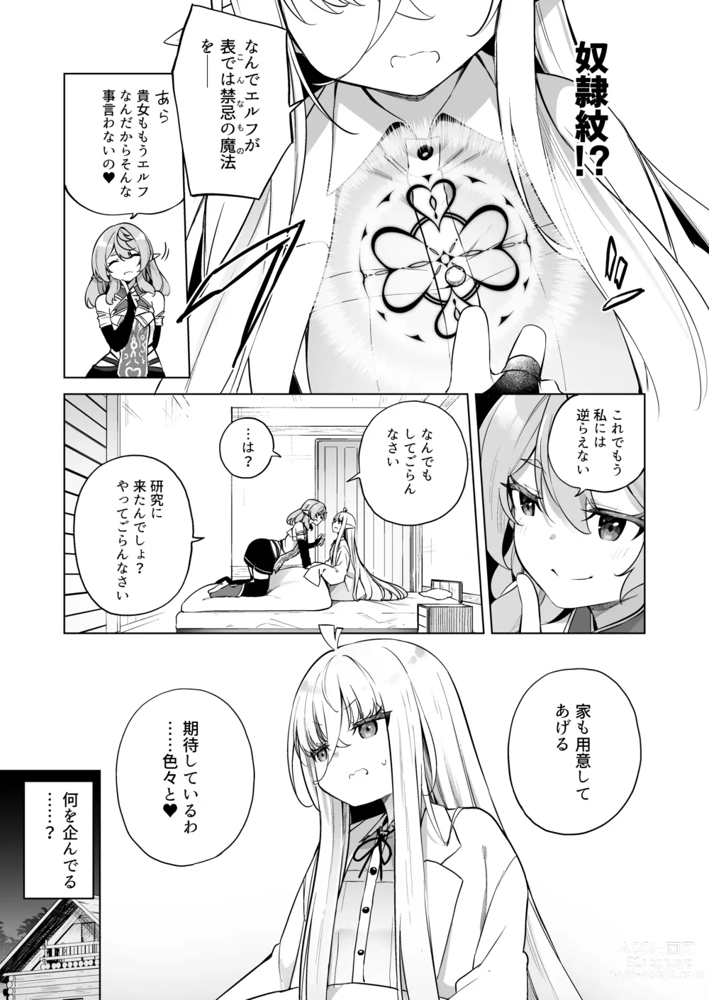 Page 7 of doujinshi TS Elf no Tsukurikata Elf-ka no Kusuri Gaiden