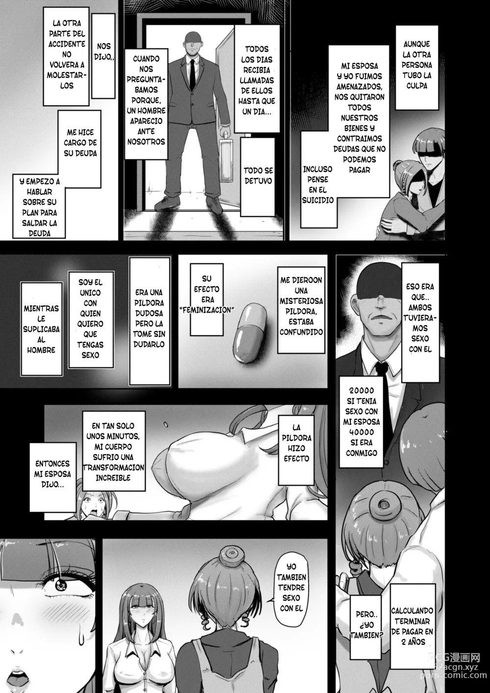 Page 5 of doujinshi Marido feminizado engaña a su esposa