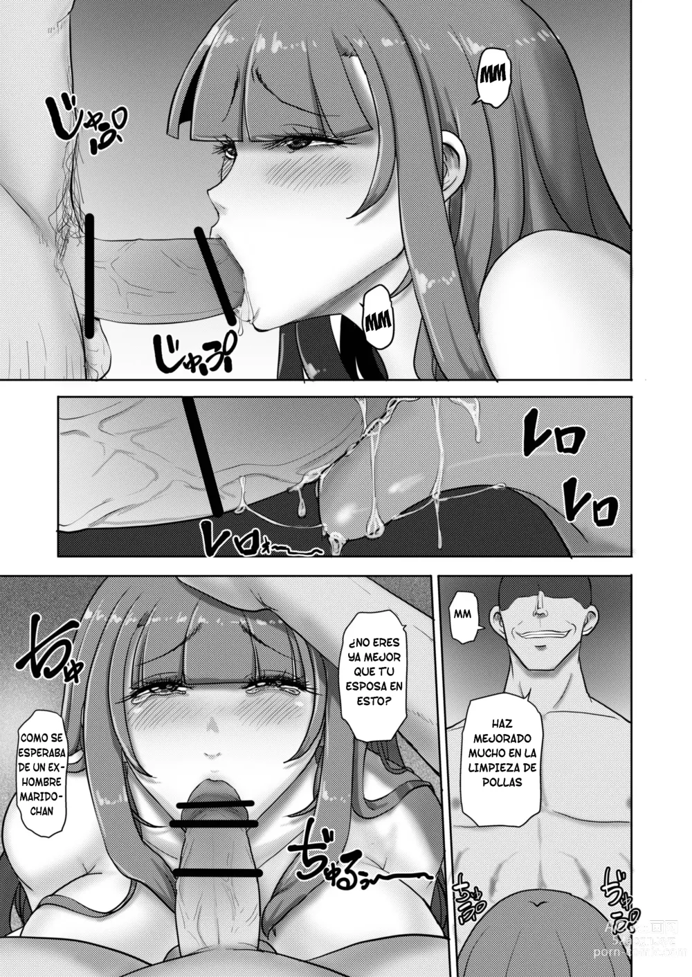 Page 9 of doujinshi Marido feminizado engaña a su esposa