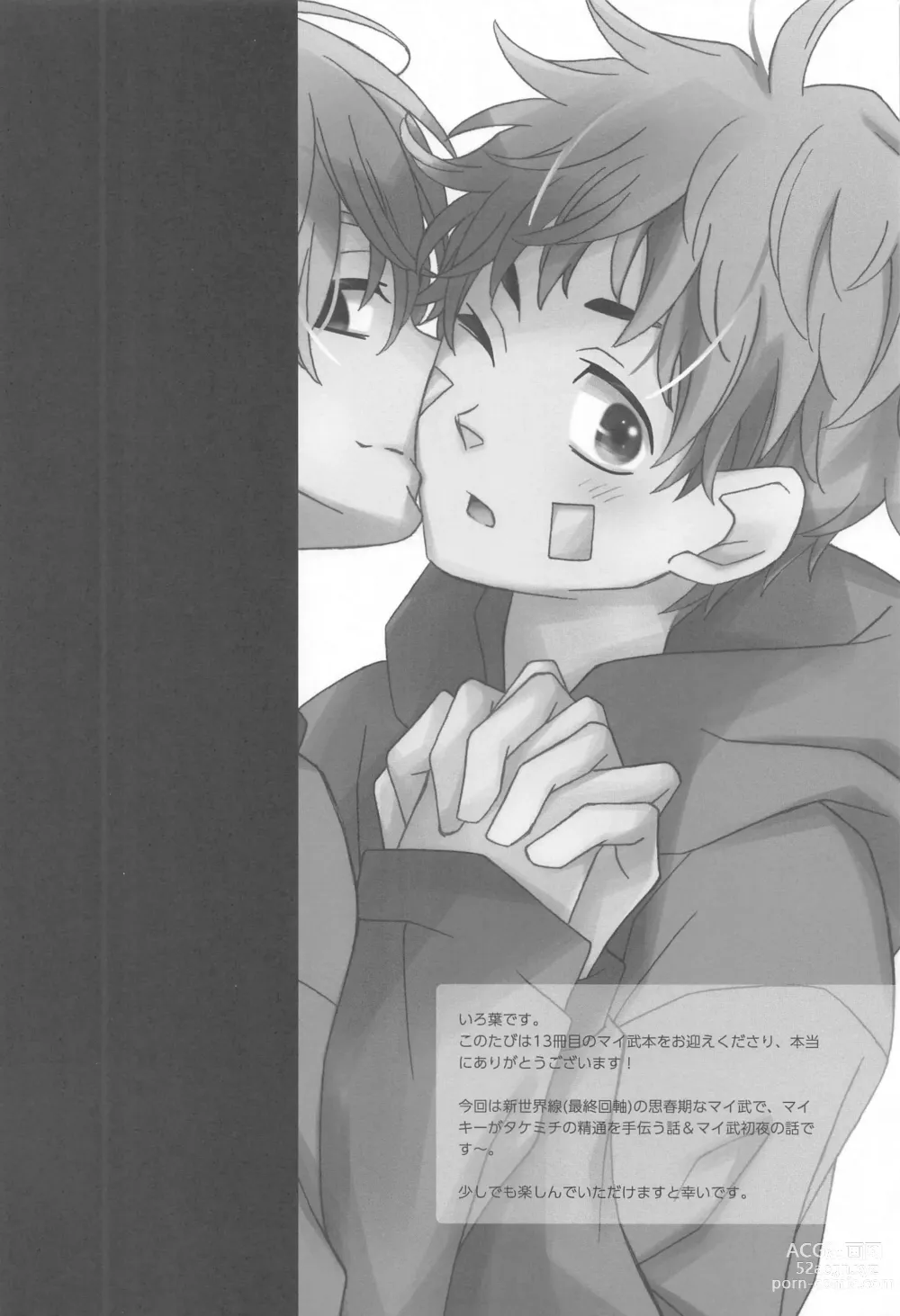 Page 3 of doujinshi Hana to Hachimitsu to Aoiharu