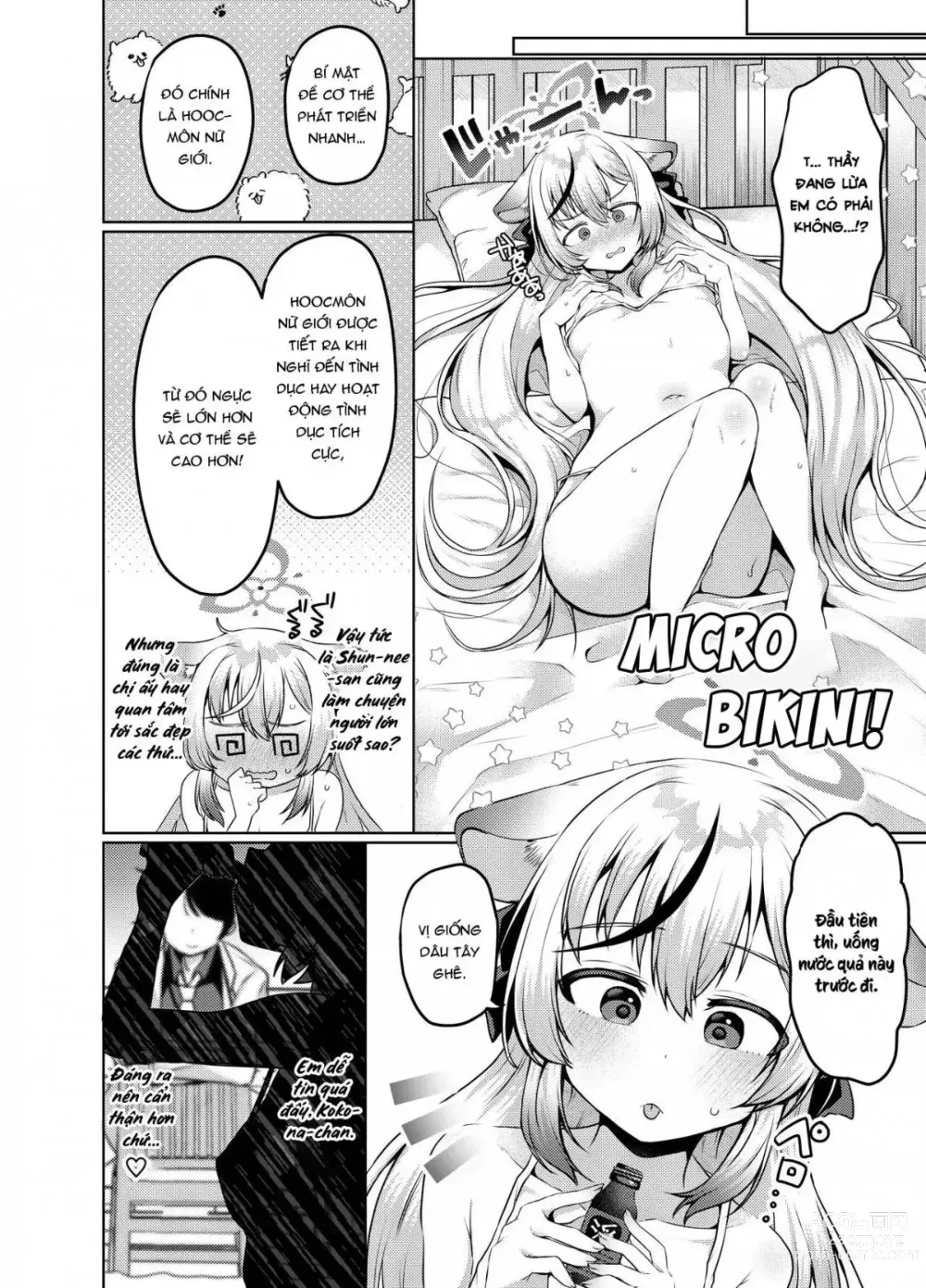 Page 4 of doujinshi Kokona-chan muốn trở thành một quý cô