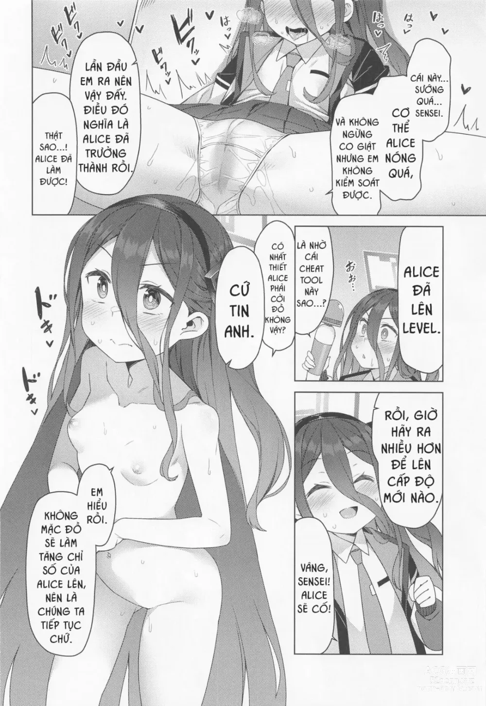 Page 7 of doujinshi Alice đã có được trang bị huyền thoại.