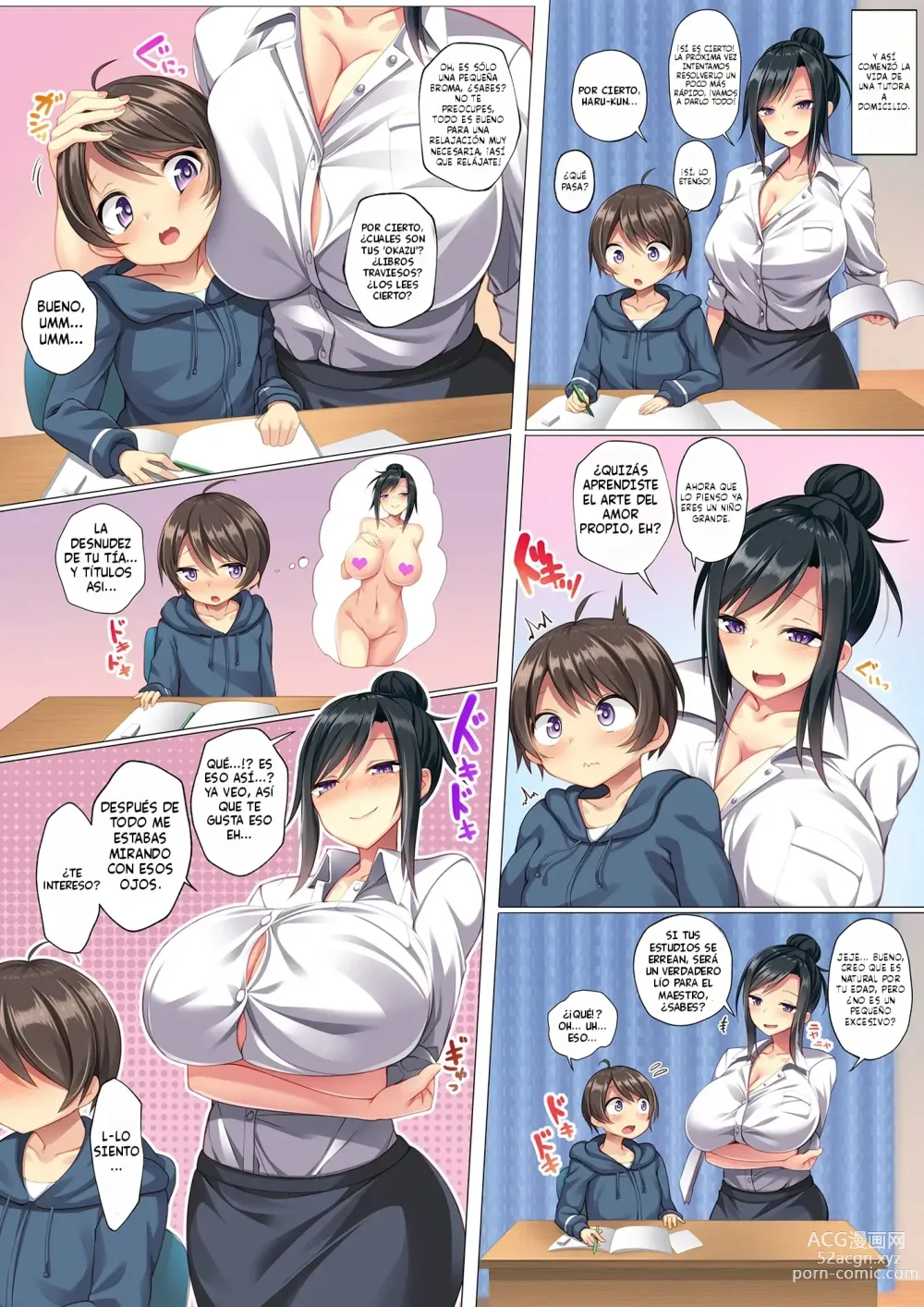 Page 4 of doujinshi Una historia sobre una tía que se coje a su sobrino