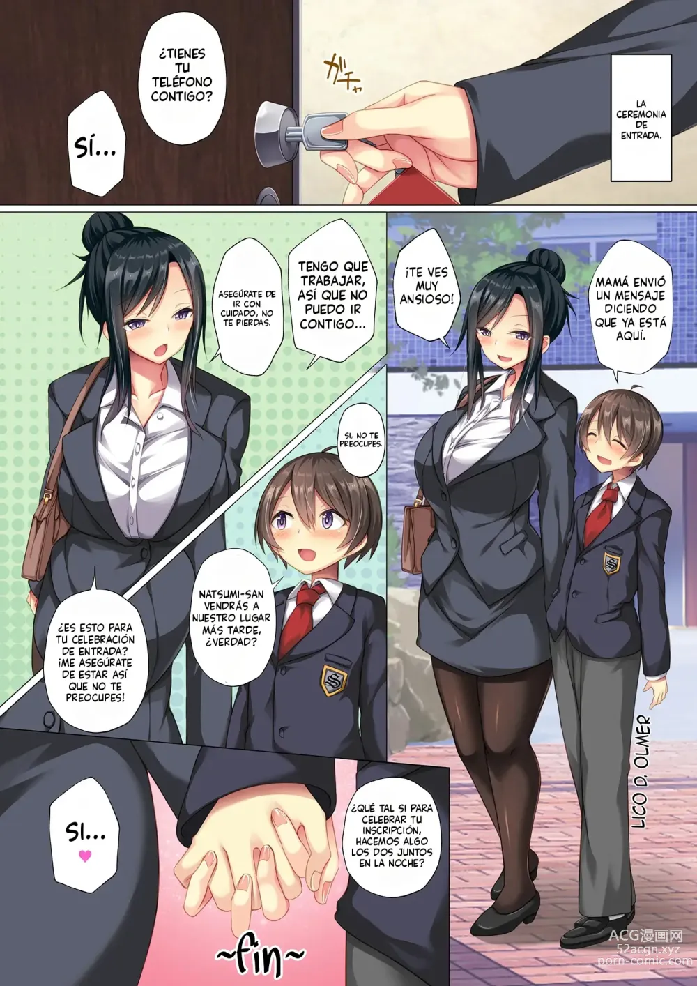 Page 45 of doujinshi Una historia sobre una tía que se coje a su sobrino