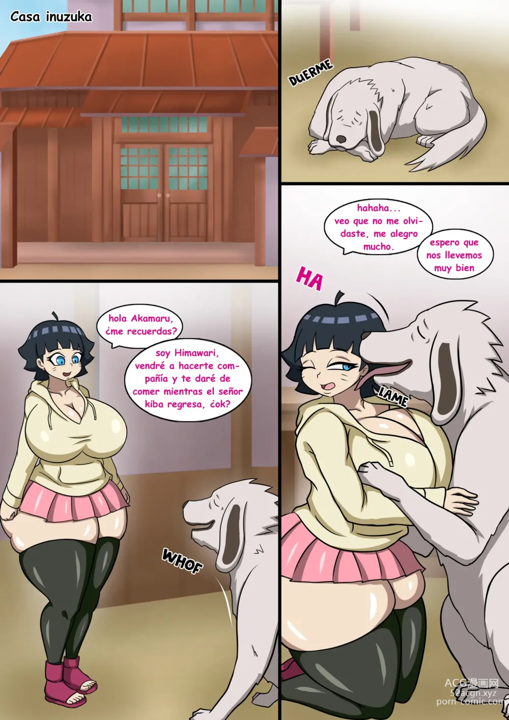 Page 4 of manga Himawari x Akamaru