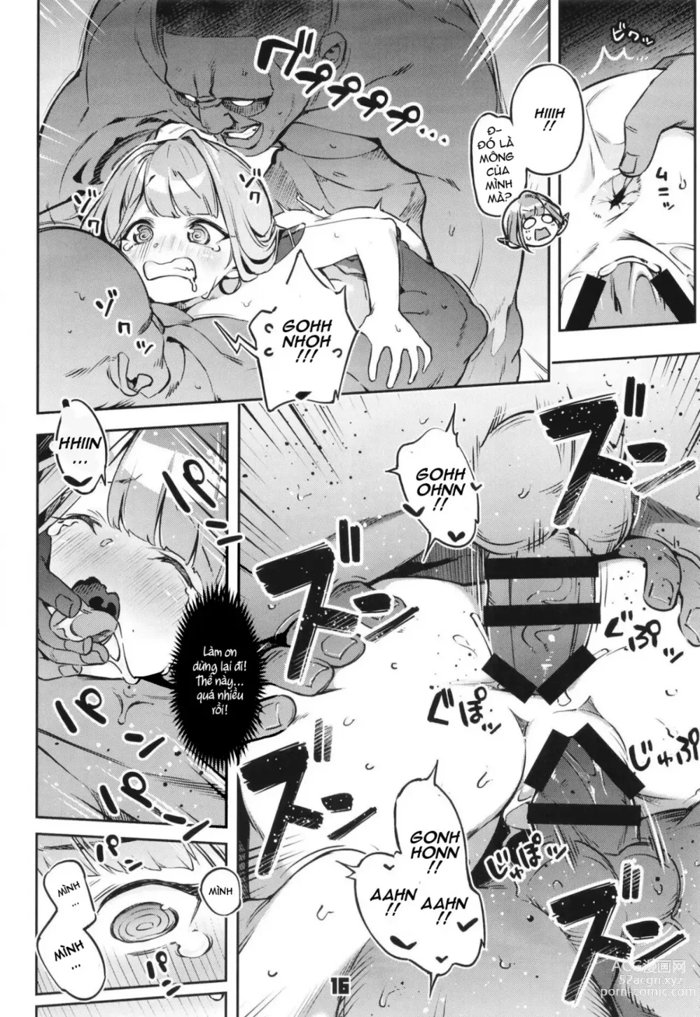 Page 15 of doujinshi Okane ga Nakunatta Aru-chan wa Kizuitara Kukkyou na Otoko-tachi ni Kakomareteita Ken.