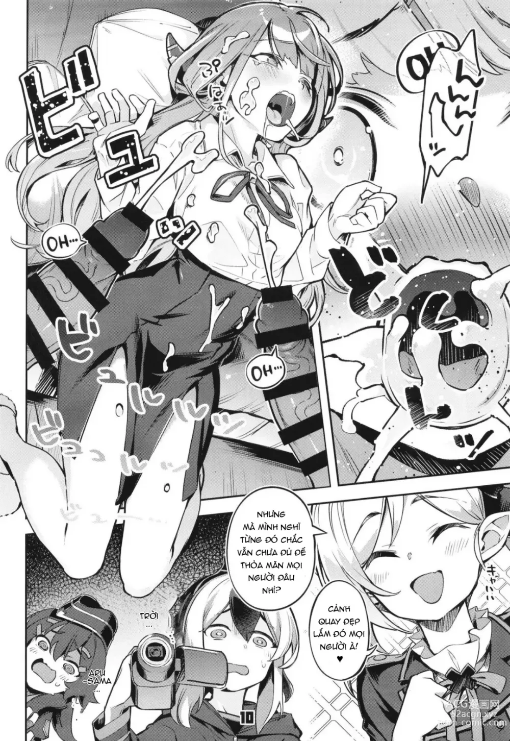 Page 9 of doujinshi Okane ga Nakunatta Aru-chan wa Kizuitara Kukkyou na Otoko-tachi ni Kakomareteita Ken.