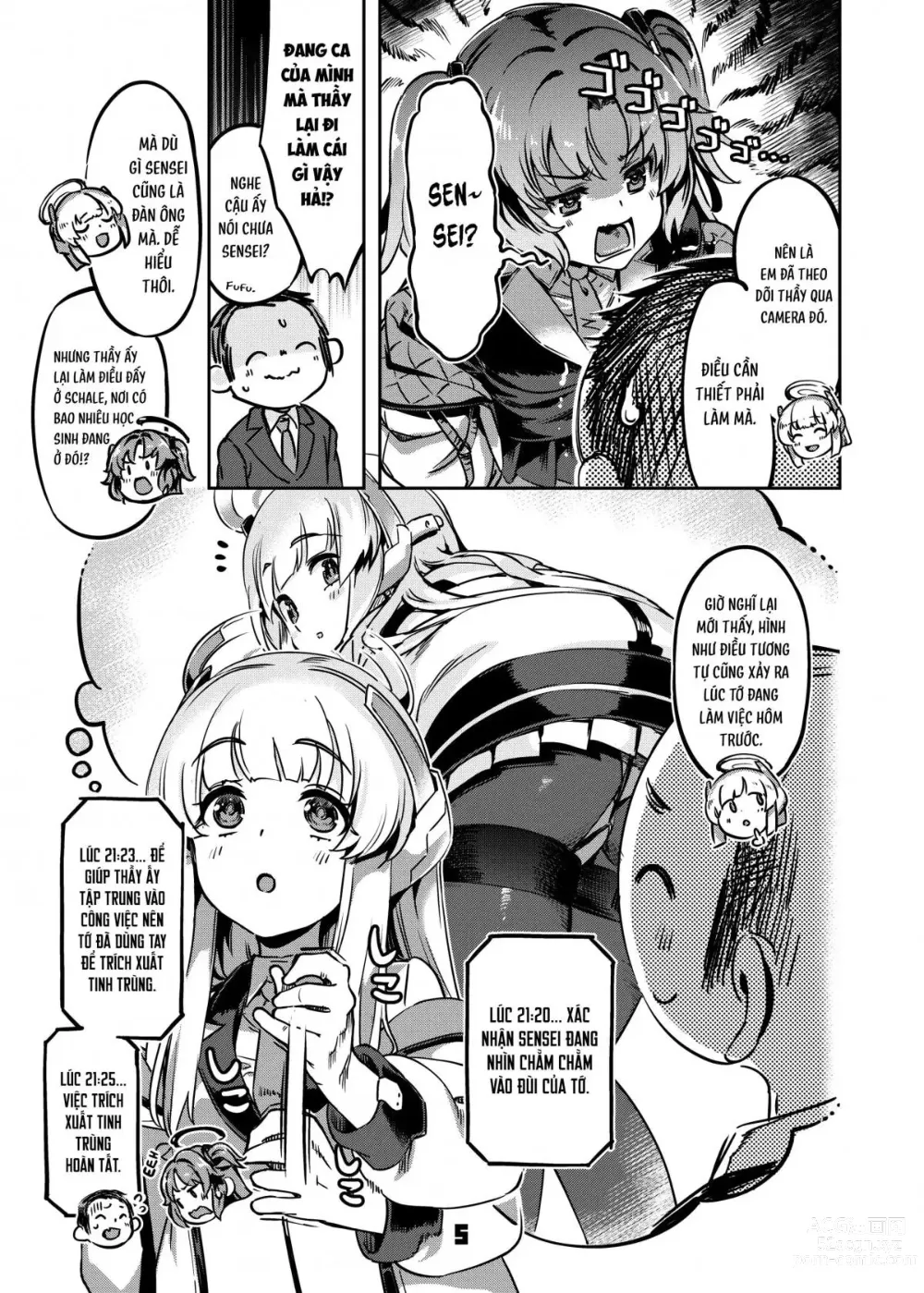 Page 4 of doujinshi Sensei! Sakiccho dake de Iin Desu ka?