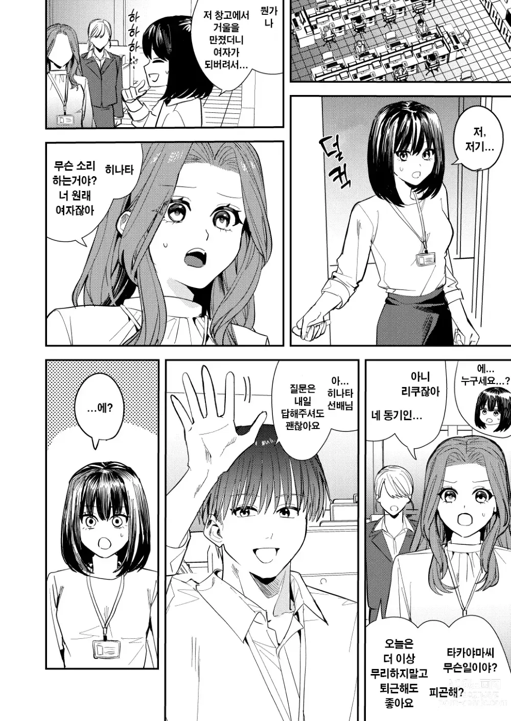 Page 9 of doujinshi 나는 거울의 나라에서 여자로 바뀐다 ~성별 반전 세계에서 여자의 쾌감을 탐하는 이야기~