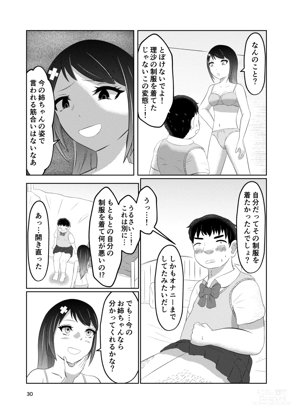 Page 30 of doujinshi Osananajimi no Fuuki Iinchou  wa Boku ni Somaru