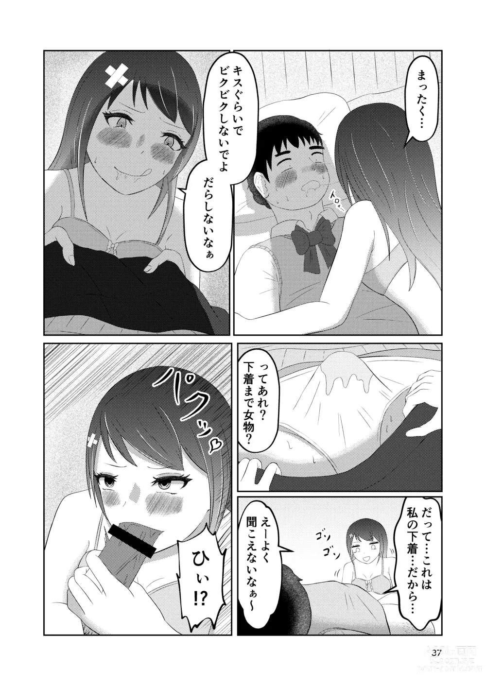 Page 37 of doujinshi Osananajimi no Fuuki Iinchou  wa Boku ni Somaru