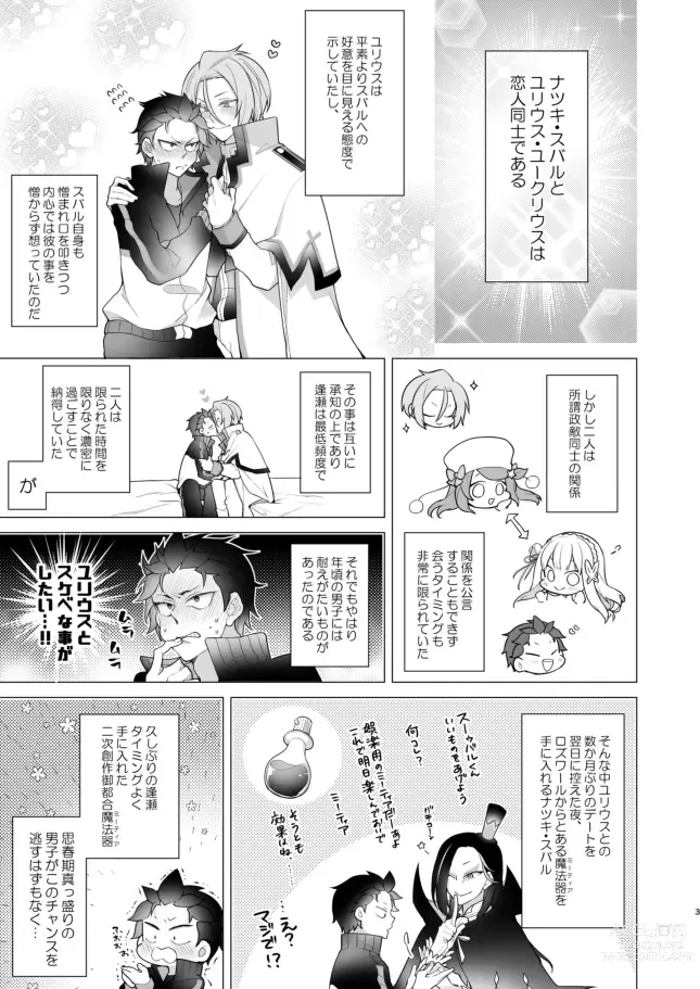 Page 2 of doujinshi [Koukakurui (Amaru Bnosuke) PLAY THE FIELD  (Re:Zero kara Hajimeru Isekai Seikatsu)  [Digital]