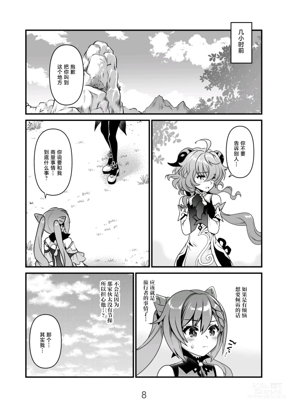 Page 8 of doujinshi Koisuru Kirin no Amaama Milk