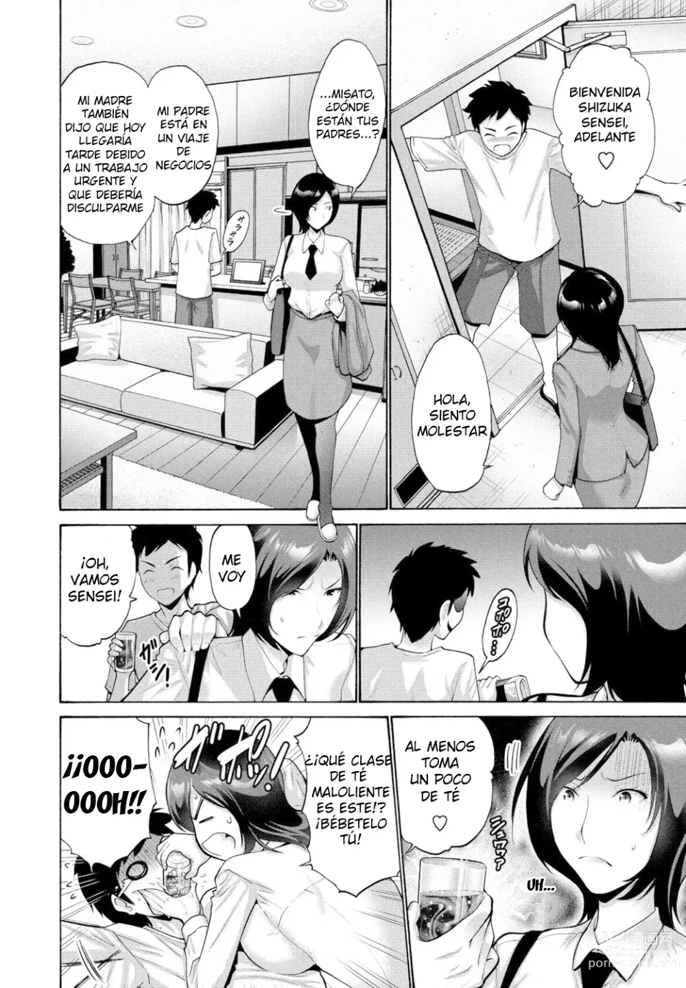 Page 4 of manga Sensei no himo shigan