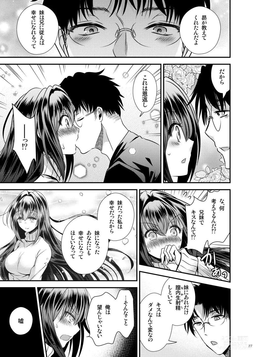 Page 27 of doujinshi 性欲処理に使っていた妹と入れ替わった兄