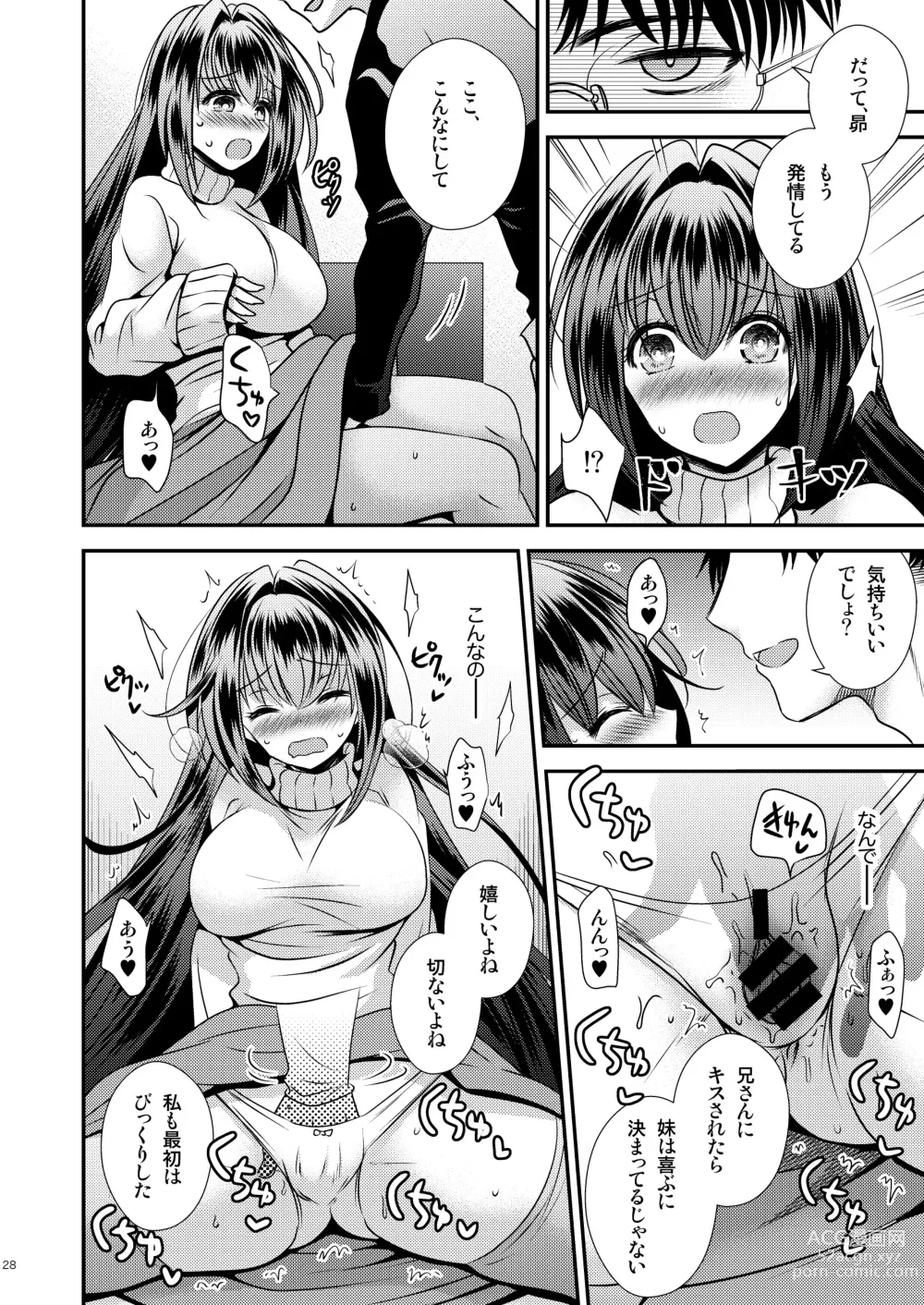 Page 28 of doujinshi 性欲処理に使っていた妹と入れ替わった兄