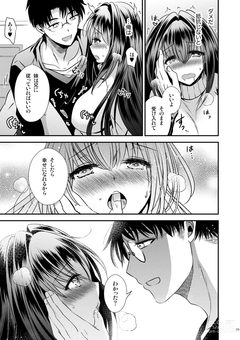 Page 29 of doujinshi 性欲処理に使っていた妹と入れ替わった兄