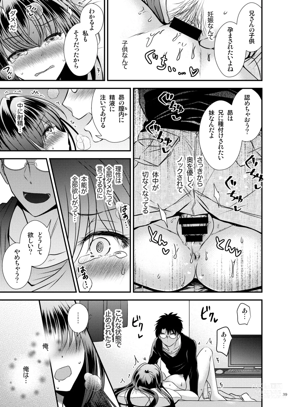 Page 39 of doujinshi 性欲処理に使っていた妹と入れ替わった兄