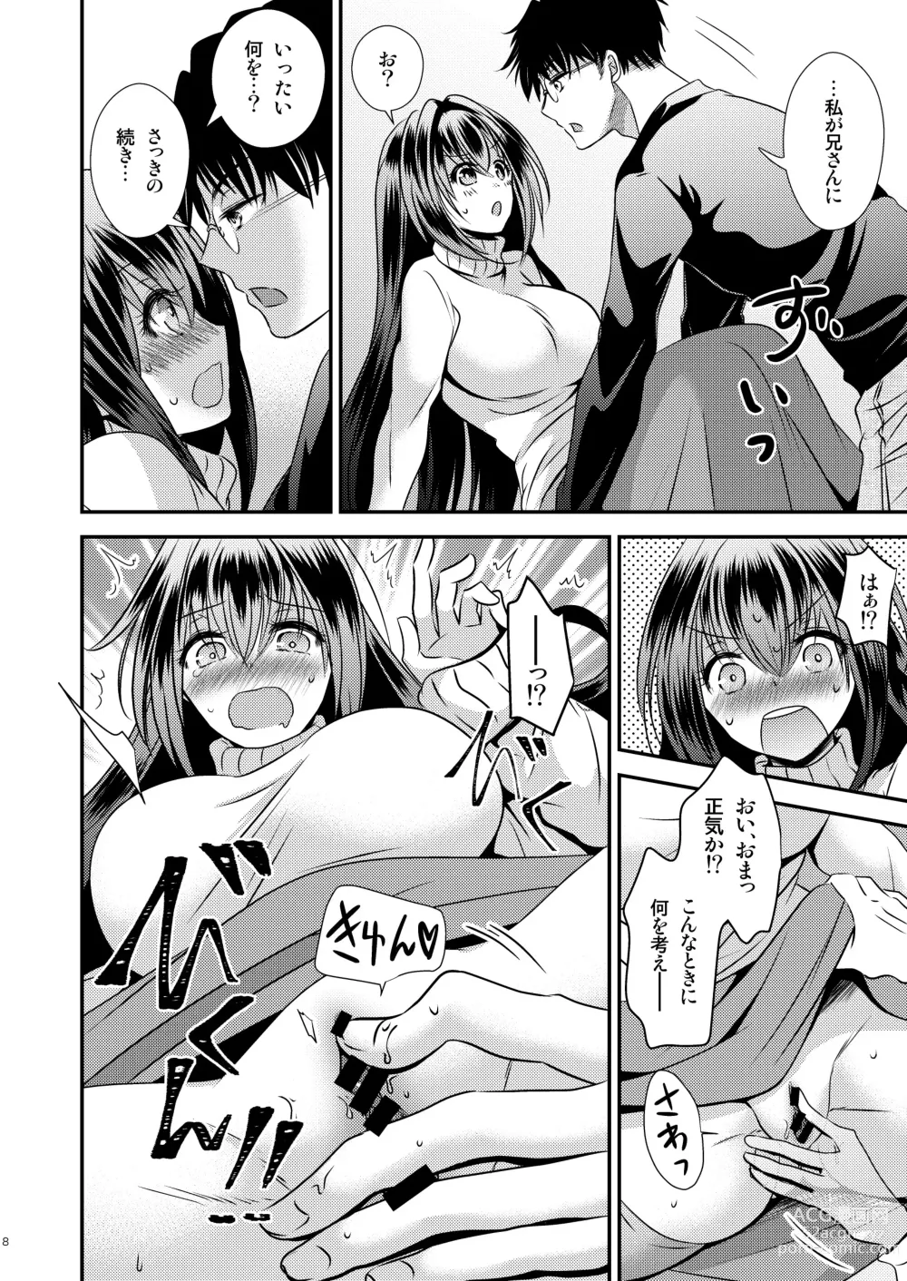 Page 8 of doujinshi 性欲処理に使っていた妹と入れ替わった兄