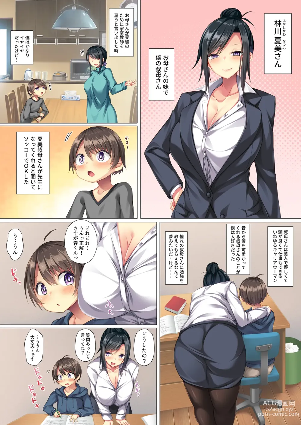 Page 2 of doujinshi 自分好みに育った可愛い甥っ子を食べちゃう叔母の話