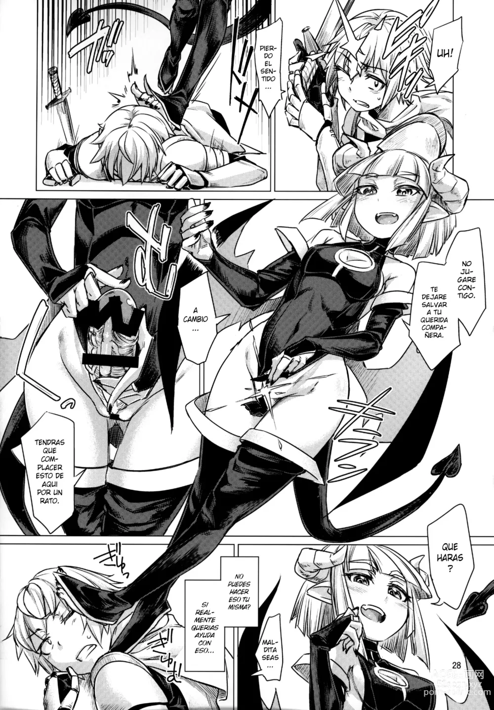 Page 2 of doujinshi Sucubo Agrediendo a Un Caballero con su Pene