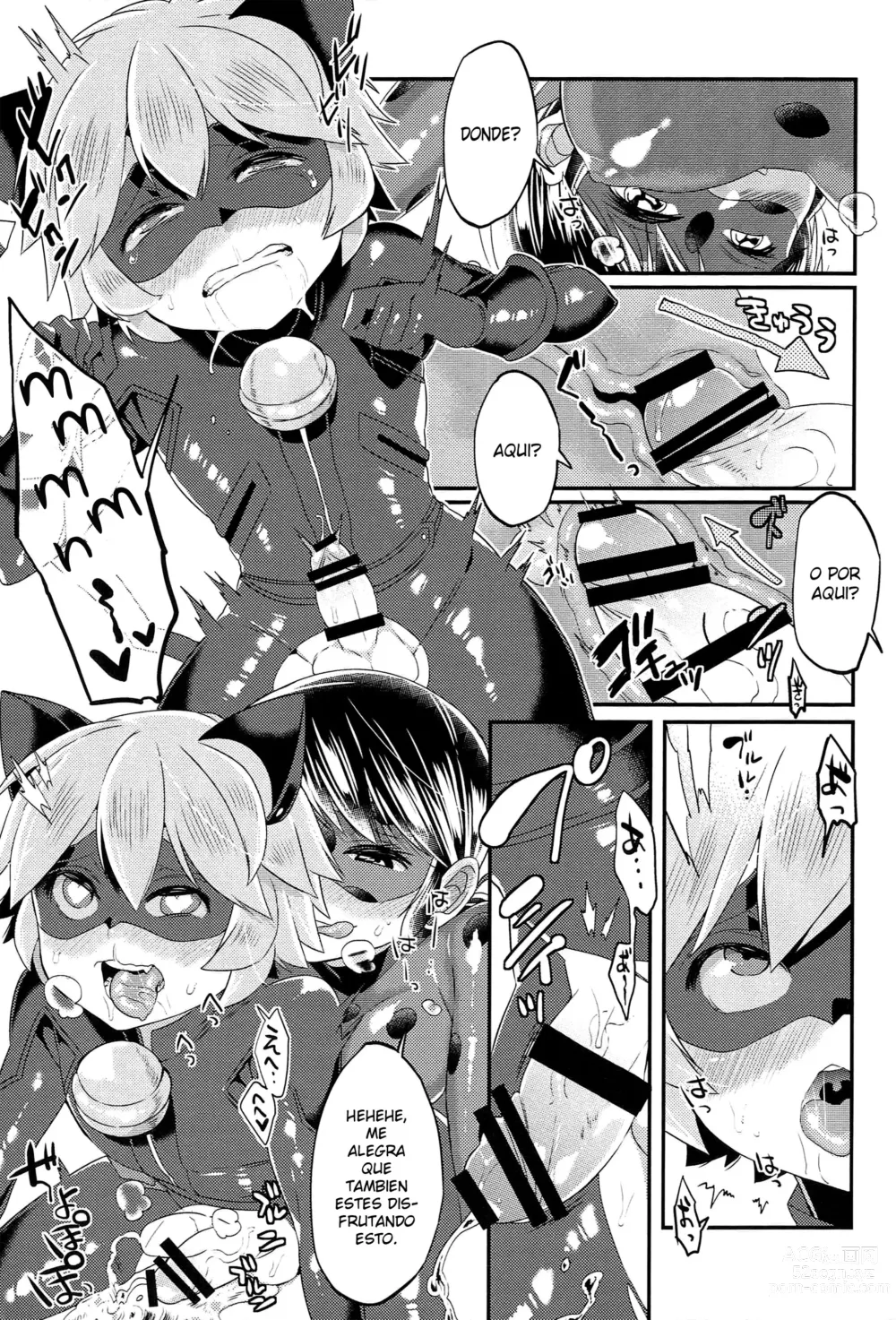 Page 20 of doujinshi Teki no Shoi de Futanari ni Sareta Ladybug ga Cat Noir no Shojo o Ubacchau Hon