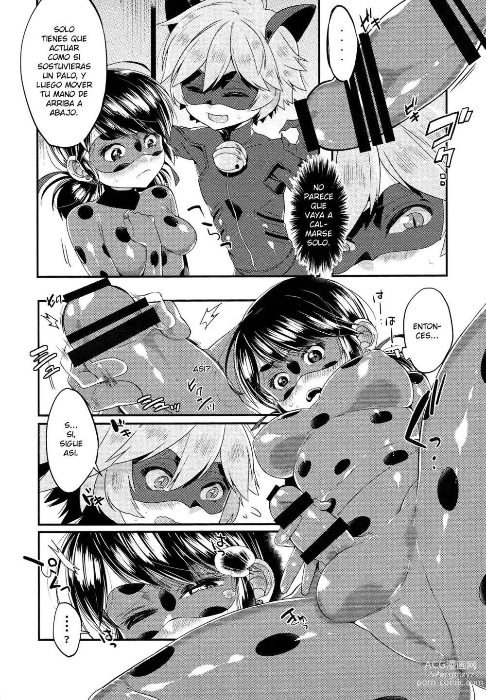 Page 7 of doujinshi Teki no Shoi de Futanari ni Sareta Ladybug ga Cat Noir no Shojo o Ubacchau Hon