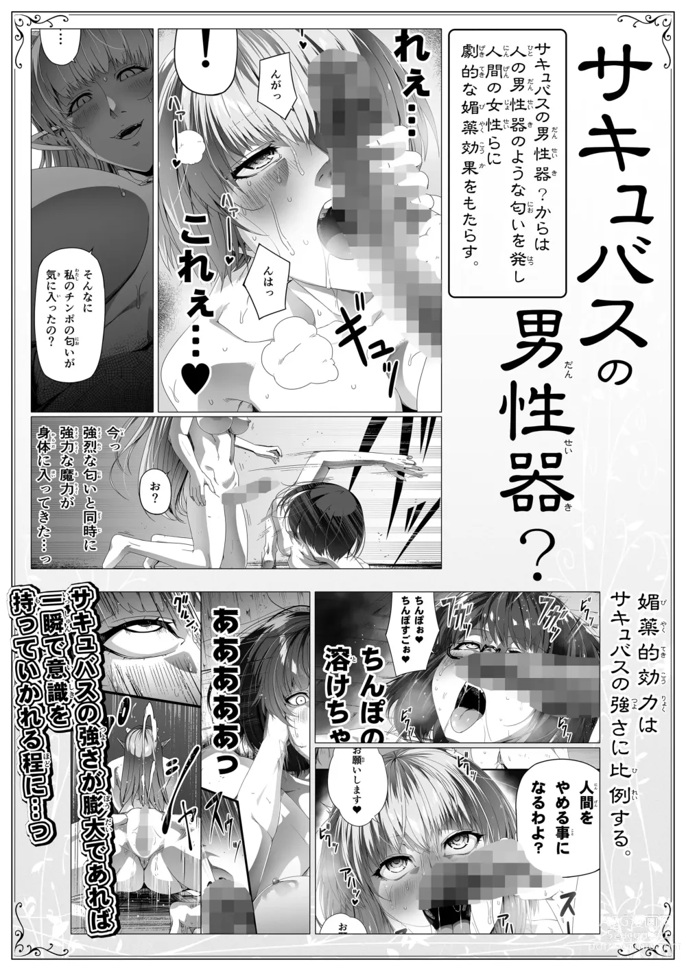 Page 4 of doujinshi Chikara Aru Succubus wa Seiyoku o Mitashitai dake. 12