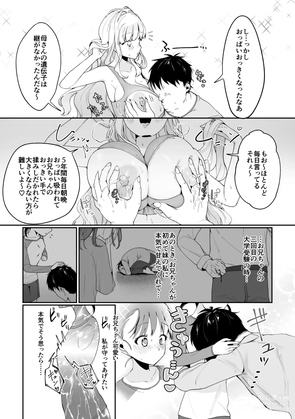 Page 12 of doujinshi Imouto Oppai de  Sukusuku Seikatsu