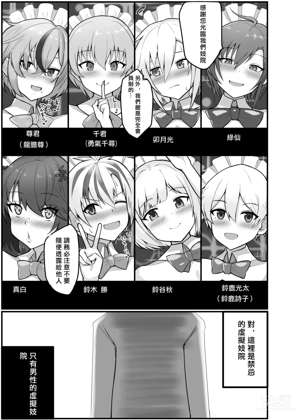 Page 4 of doujinshi Niji ka Sanji no Danshou Senmonkan