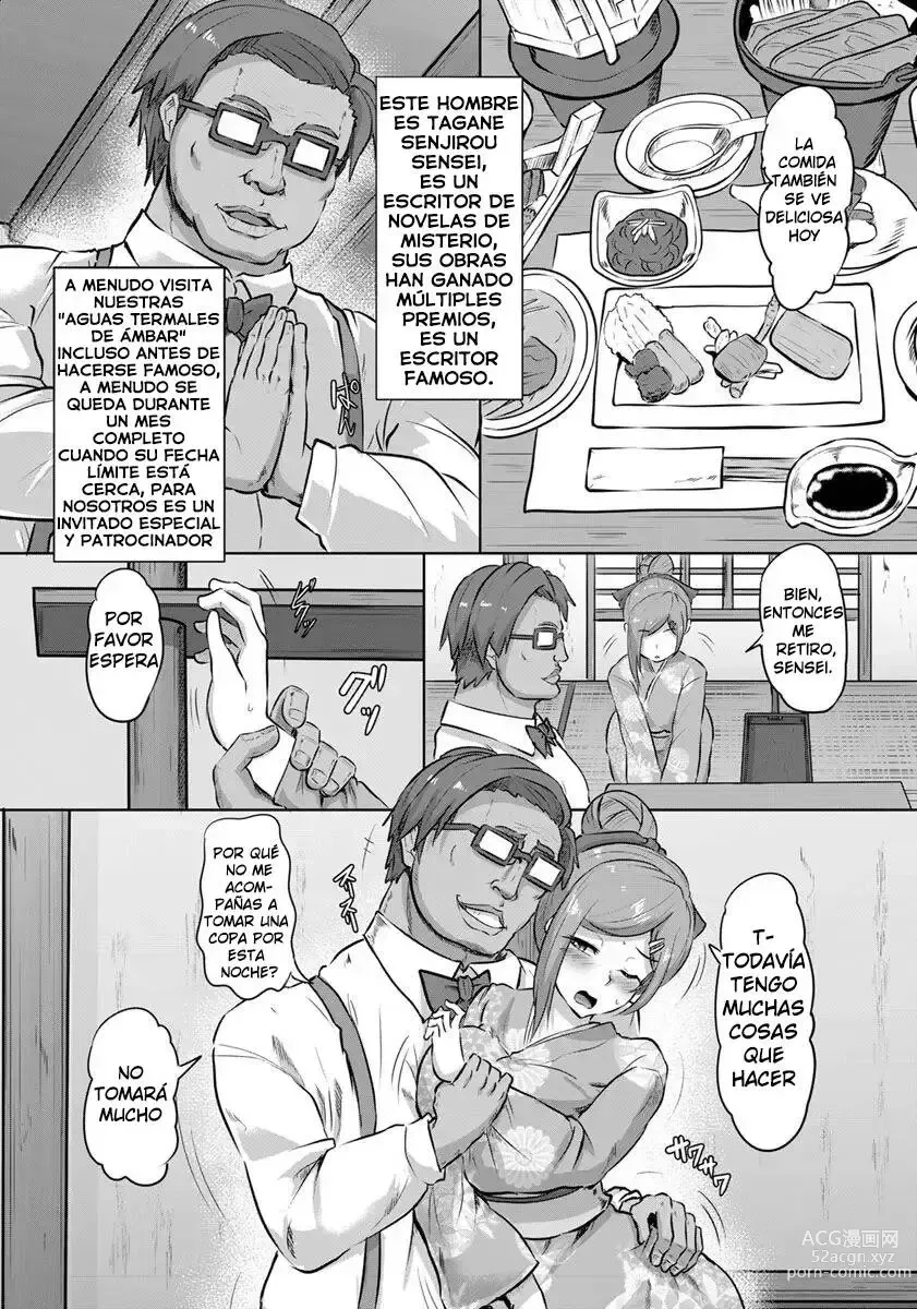 Page 2 of manga Ryoujoku Onsen -Okami Kyouhaku-