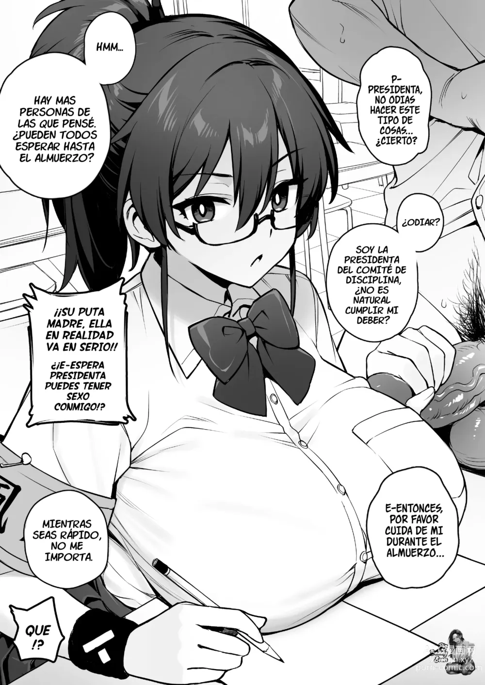 Page 5 of doujinshi Rumor Has It That The New Chairman of Disciplinary Committee Has Huge Breasts 1-2