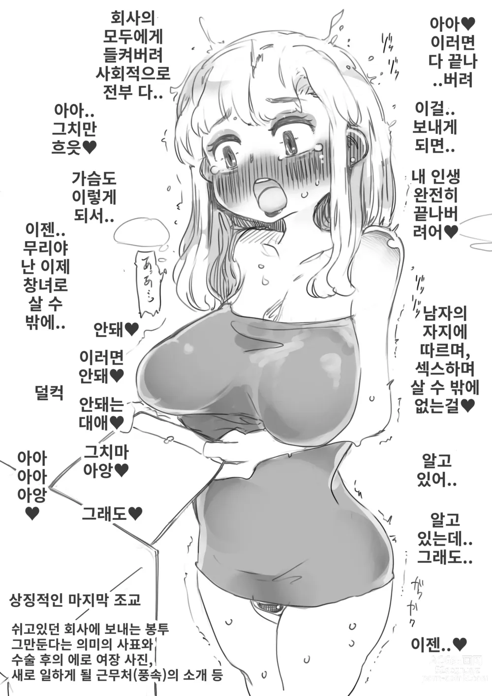 Page 7 of doujinshi 암컷 타락 여장 마조 진료 기록 5