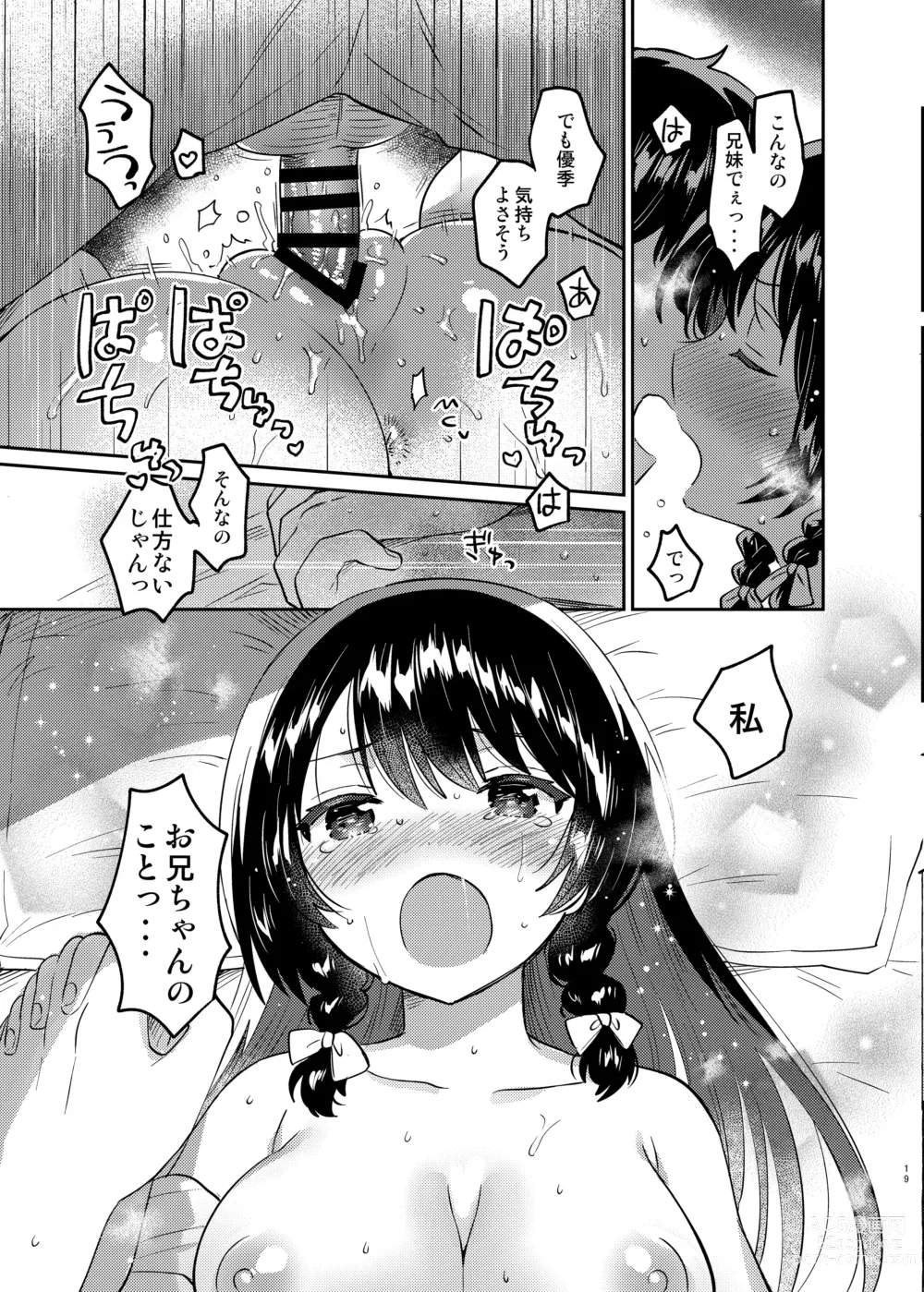 Page 18 of doujinshi Onii-chan wa Amnesia