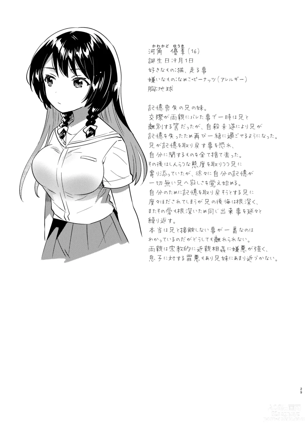 Page 28 of doujinshi Onii-chan wa Amnesia