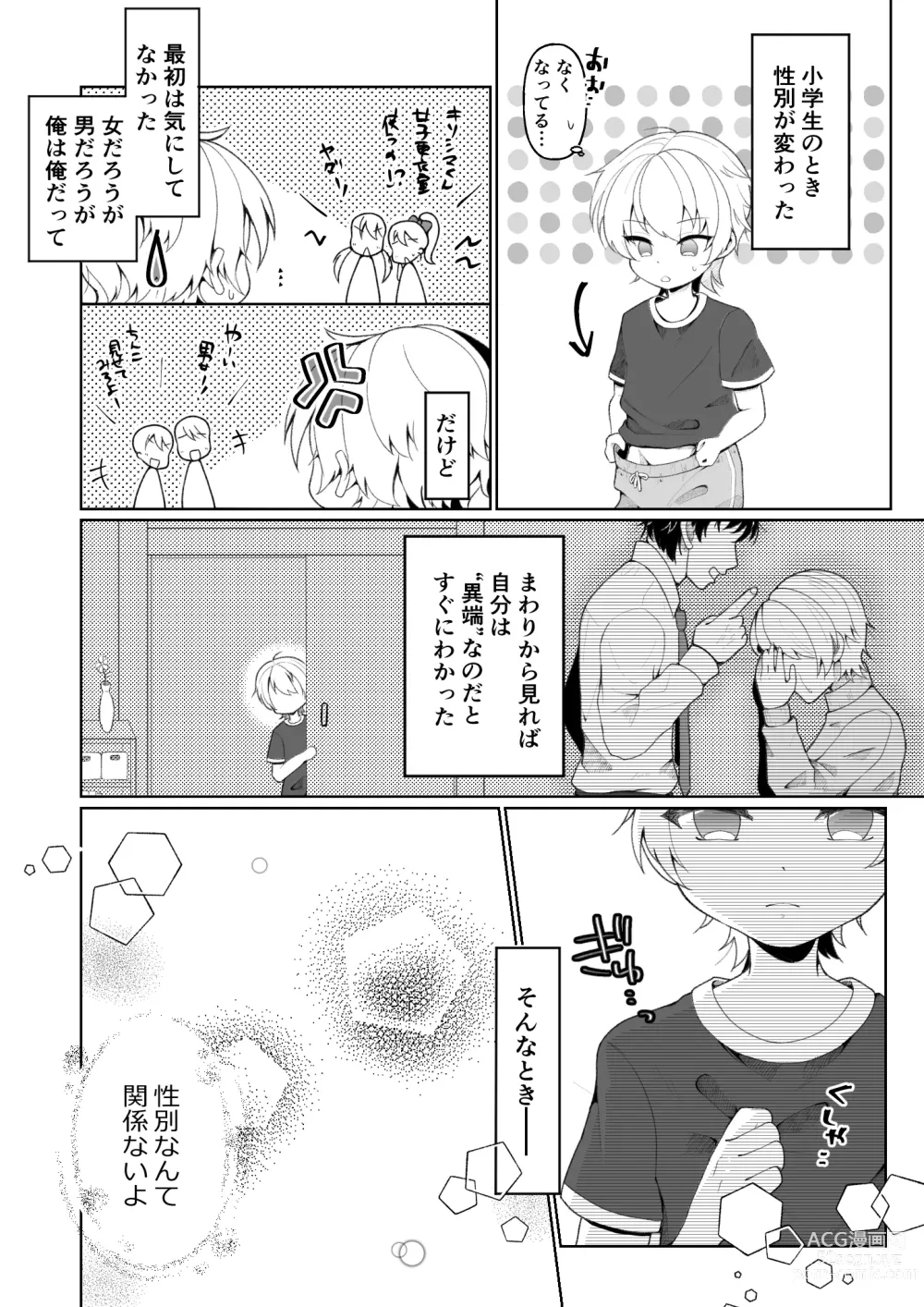 Page 2 of doujinshi TS shita Ore no Shinyuu ga Yandere ni Naru made
