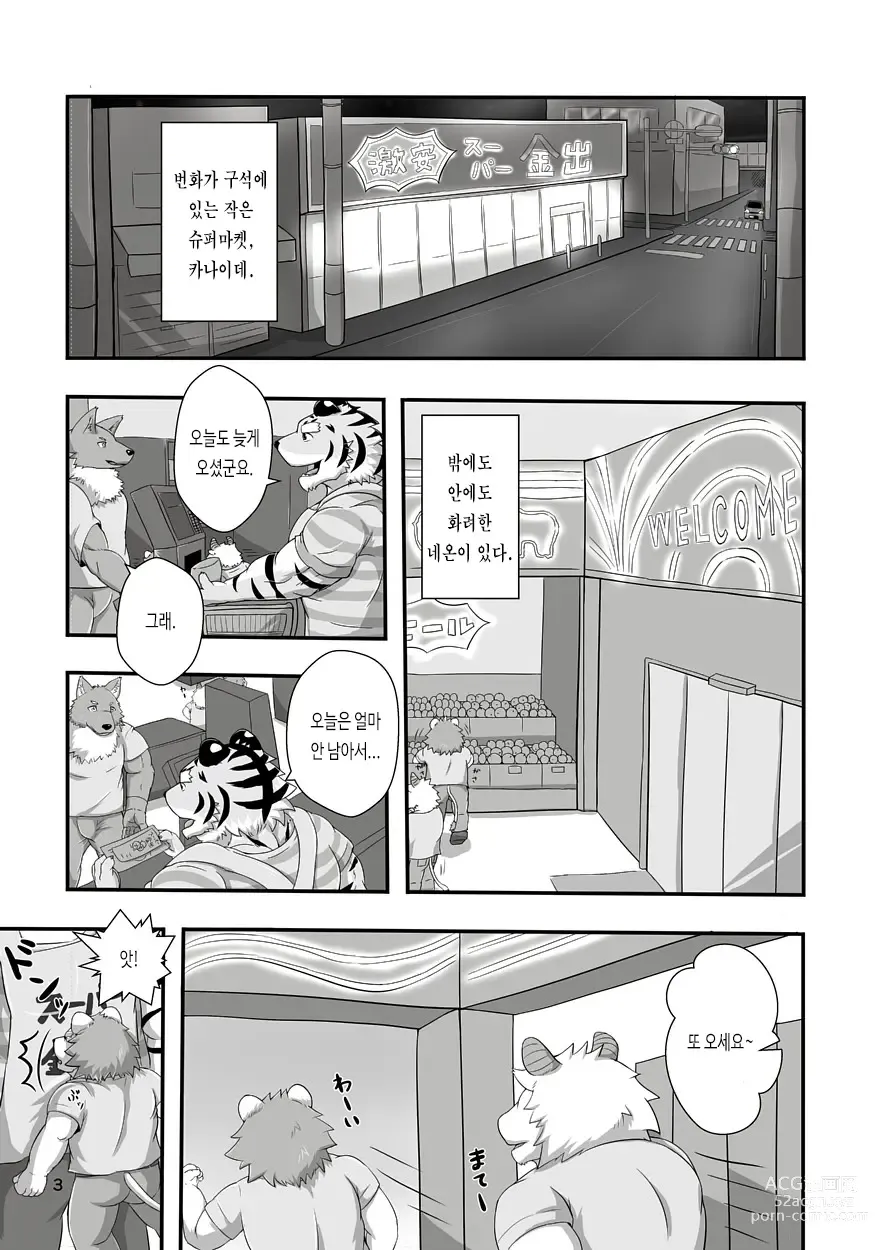 Page 3 of doujinshi 호랑이 점원 씨