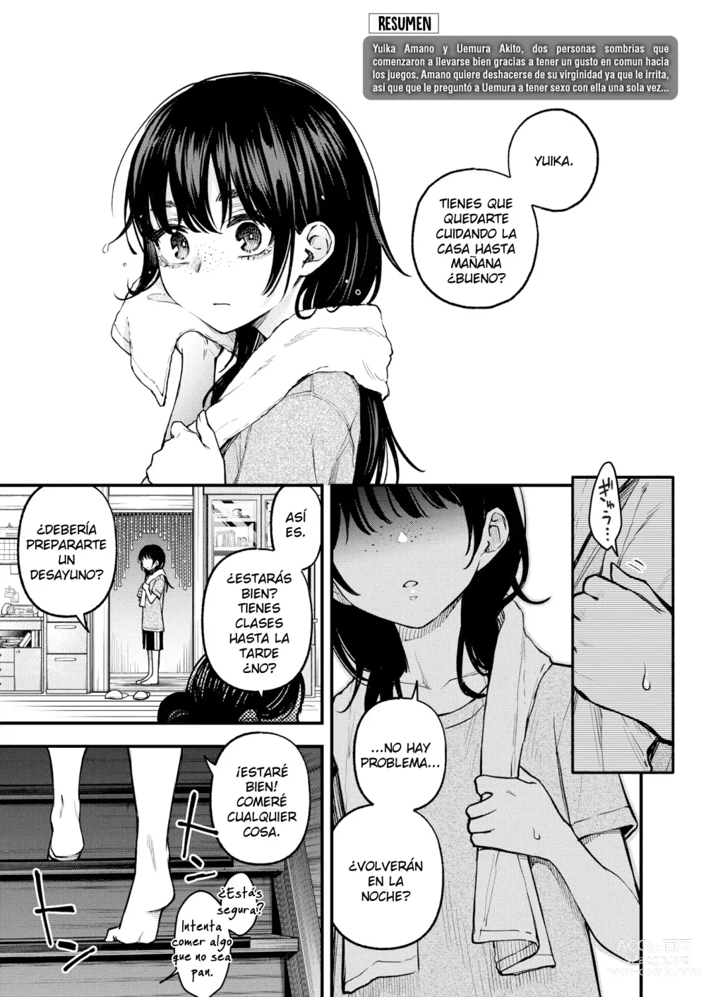 Page 2 of manga El sexo entre personas sombrías es el mejor ¿No es asi? #2 -El caso de Amano Yuika-