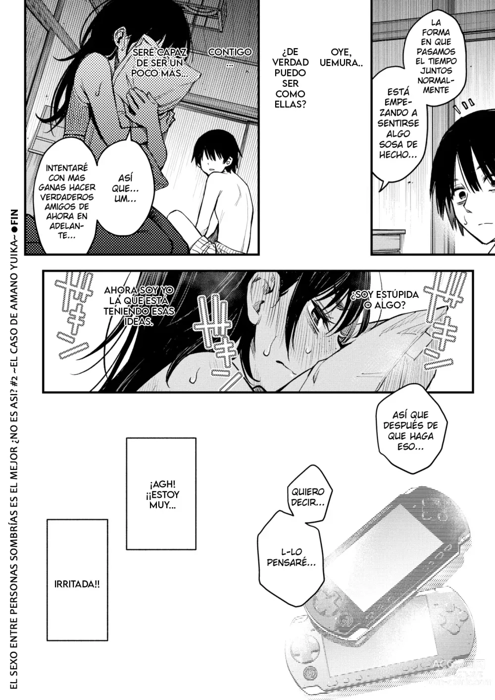 Page 23 of manga El sexo entre personas sombrías es el mejor ¿No es asi? #2 -El caso de Amano Yuika-