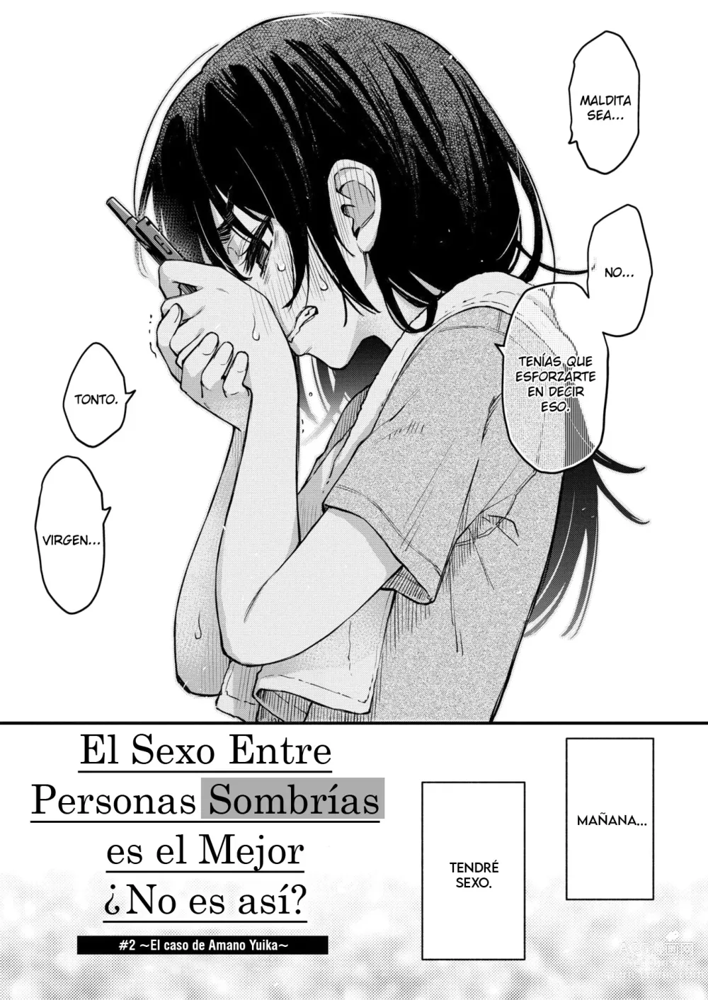 Page 4 of manga El sexo entre personas sombrías es el mejor ¿No es asi? #2 -El caso de Amano Yuika-