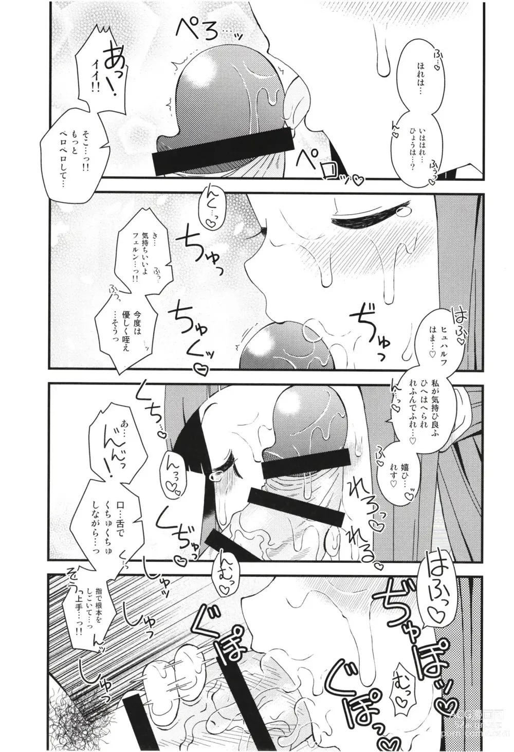 Page 9 of doujinshi Fern to Stark ni Osesse Saseru Hon