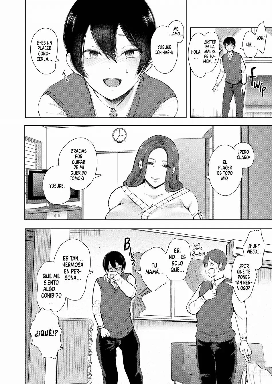 Page 9 of doujinshi El Hijo de mi Ex-Amante es el Amigo de mi Hijo (Shomu) 1-3