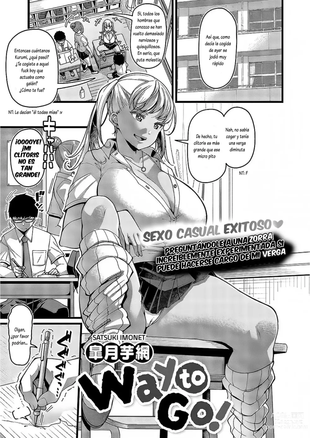 Page 1 of manga Way to Go!