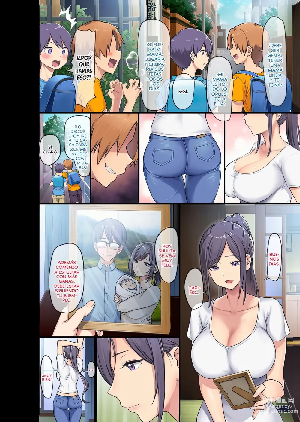 Page 3 of doujinshi Kyonyuu Miboujin to Musuko no Waruui Otomodachi (decensored)