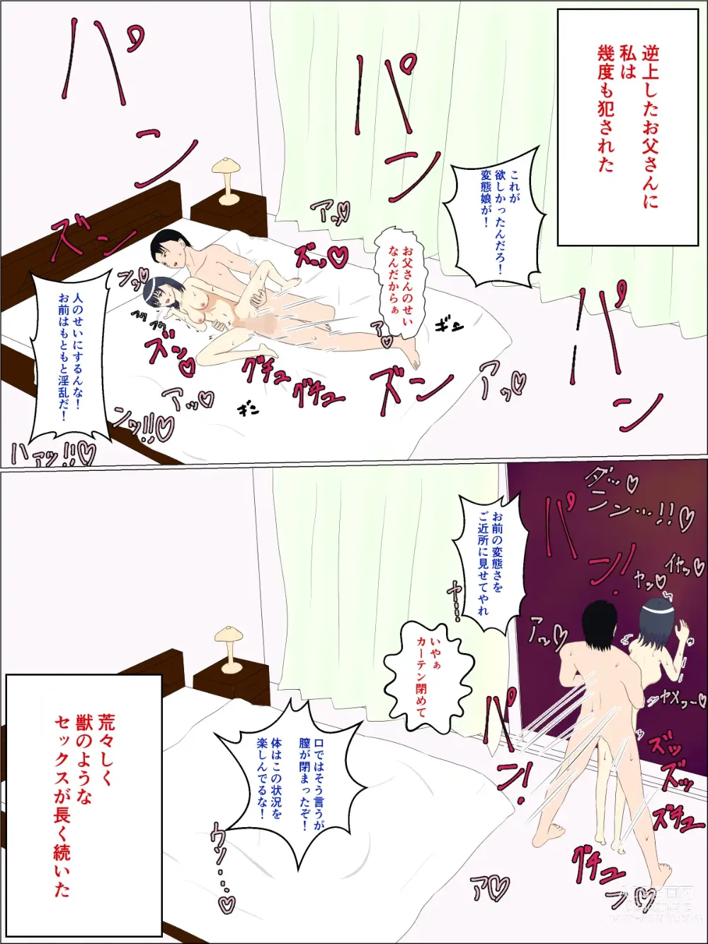 Page 47 of doujinshi Chichi no I no mama, Musume no Hitohada