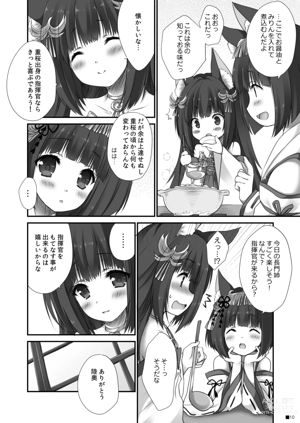 Page 9 of doujinshi Nagato no Omotenashi