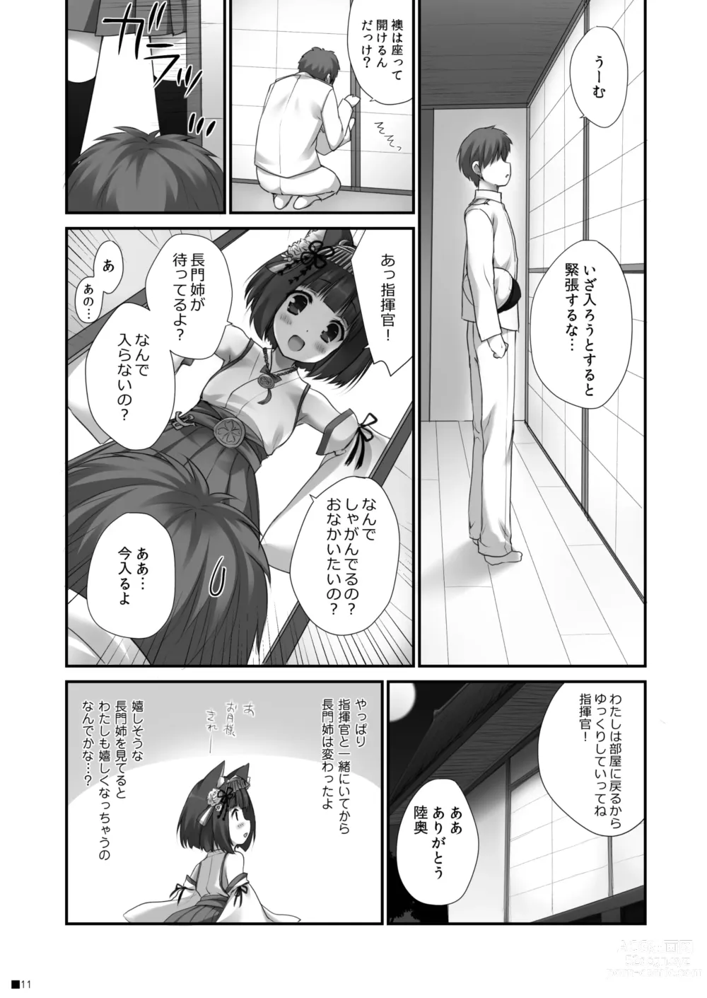Page 10 of doujinshi Nagato no Omotenashi