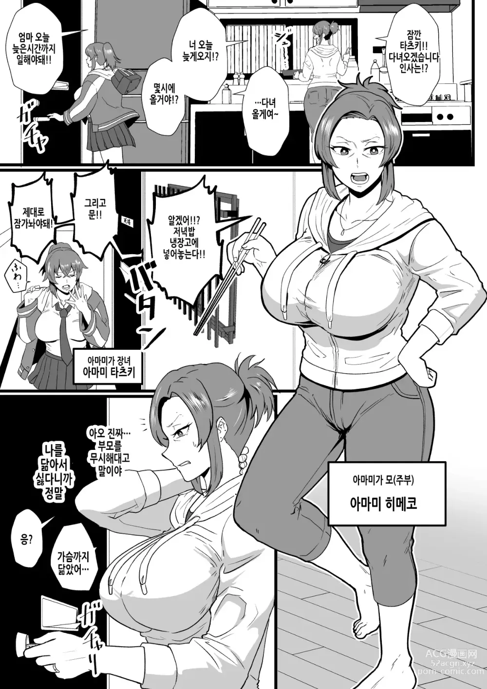 Page 3 of doujinshi 「이런게 바람일리가 없잖아」 ※양키엄마 아마미 히메코는 최면중!