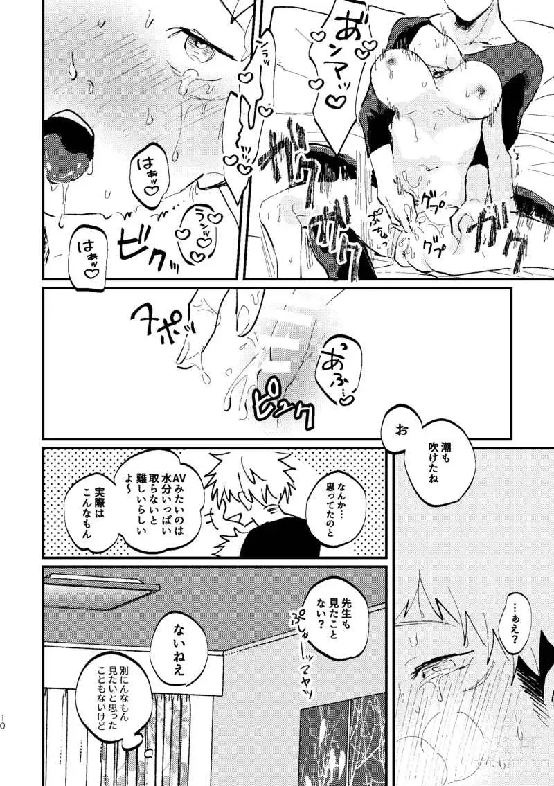 Page 7 of doujinshi Sensei, onnanoko no orenara idakeru?